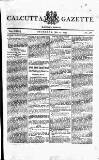 Calcutta Gazette Thursday 21 May 1795 Page 1