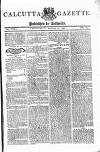 Calcutta Gazette Thursday 22 November 1798 Page 1