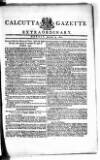 Calcutta Gazette Monday 13 January 1800 Page 1