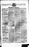 Calcutta Gazette Thursday 27 February 1800 Page 1