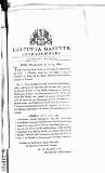 Calcutta Gazette Saturday 24 May 1800 Page 1