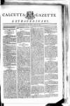 Calcutta Gazette Saturday 28 June 1800 Page 1