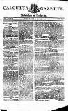 Calcutta Gazette Thursday 31 July 1800 Page 1