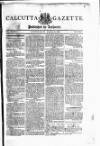 Calcutta Gazette Thursday 08 January 1801 Page 1