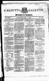 Calcutta Gazette Thursday 02 May 1805 Page 1