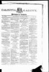 Calcutta Gazette Thursday 14 November 1805 Page 1