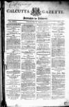 Calcutta Gazette Thursday 02 January 1806 Page 1