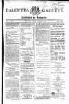 Calcutta Gazette Thursday 06 March 1806 Page 1