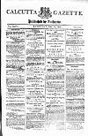 Calcutta Gazette Thursday 10 April 1806 Page 1