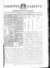 Calcutta Gazette Saturday 28 June 1806 Page 1