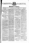 Calcutta Gazette Thursday 10 July 1806 Page 1