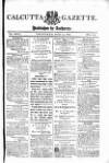Calcutta Gazette Thursday 14 August 1806 Page 1