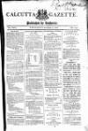 Calcutta Gazette Thursday 04 September 1806 Page 1