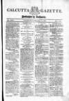 Calcutta Gazette Thursday 11 December 1806 Page 1