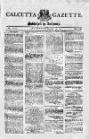 Calcutta Gazette Thursday 12 February 1807 Page 1