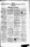 Calcutta Gazette Thursday 09 June 1808 Page 1