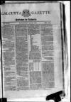 Calcutta Gazette Thursday 30 June 1808 Page 1