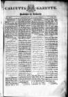 Calcutta Gazette Thursday 01 November 1810 Page 1