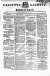 Calcutta Gazette Thursday 30 May 1811 Page 1