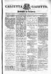 Calcutta Gazette Thursday 13 June 1811 Page 1