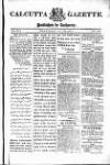 Calcutta Gazette Thursday 20 June 1811 Page 1