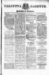 Calcutta Gazette Thursday 27 June 1811 Page 1