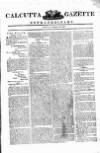 Calcutta Gazette Friday 18 February 1814 Page 1
