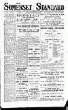 Somerset Standard Friday 20 February 1920 Page 1