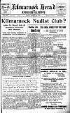 Kilmarnock Herald and North Ayrshire Gazette Friday 26 October 1934 Page 1