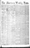 Aberdeen Weekly News Saturday 25 June 1881 Page 1