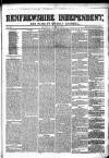 Renfrewshire Independent Saturday 01 June 1861 Page 1