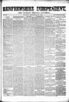 Renfrewshire Independent Saturday 21 September 1861 Page 1