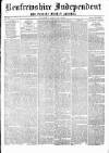 Renfrewshire Independent Saturday 23 May 1863 Page 1
