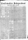 Renfrewshire Independent Saturday 03 June 1865 Page 1