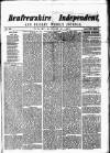 Renfrewshire Independent Saturday 11 January 1868 Page 1