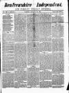 Renfrewshire Independent Saturday 29 January 1870 Page 1