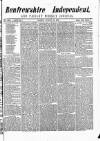 Renfrewshire Independent Saturday 24 August 1872 Page 1