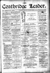 Coatbridge Leader Saturday 09 November 1907 Page 1