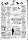 Coatbridge Leader Saturday 28 November 1908 Page 1