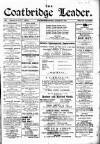 Coatbridge Leader Saturday 29 October 1910 Page 1