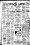 Coatbridge Leader Saturday 01 September 1917 Page 1