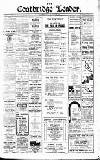 Coatbridge Leader Saturday 29 October 1921 Page 1