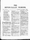 Devon Valley Tribune Tuesday 14 November 1899 Page 3