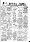 Mid-Lothian Journal Friday 07 March 1890 Page 1