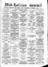 Mid-Lothian Journal Friday 25 April 1890 Page 1