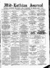 Mid-Lothian Journal Friday 26 September 1890 Page 1