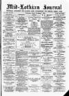 Mid-Lothian Journal Friday 07 November 1890 Page 1