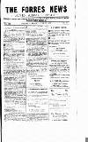 Forres News and Advertiser Saturday 25 June 1910 Page 1