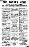 Forres News and Advertiser Saturday 28 March 1914 Page 1