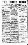 Forres News and Advertiser Saturday 26 August 1916 Page 1